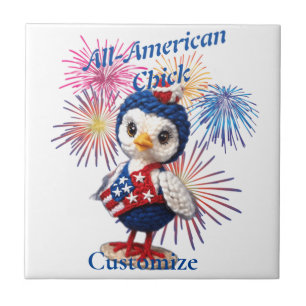 All-American Chick Thunder_Cove Tegeltje