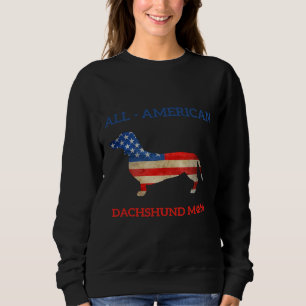 All American Dachshund Mam Custom Dog Trui