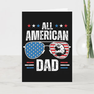All American Dad 4 juli Vaderdag Zonnebril Kaart
