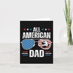 All American Dad 4 juli Vaderdag Zonnebril  Kaart