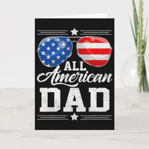 All American Dad 4e Juli Vaderdag Zonnebril Kaart