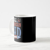 All American Dad 4th van juli Firecracker Independ Koffiemok (Voorkant links)