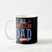 All American Dad 4th van juli Firecracker Independ Koffiemok (Links)