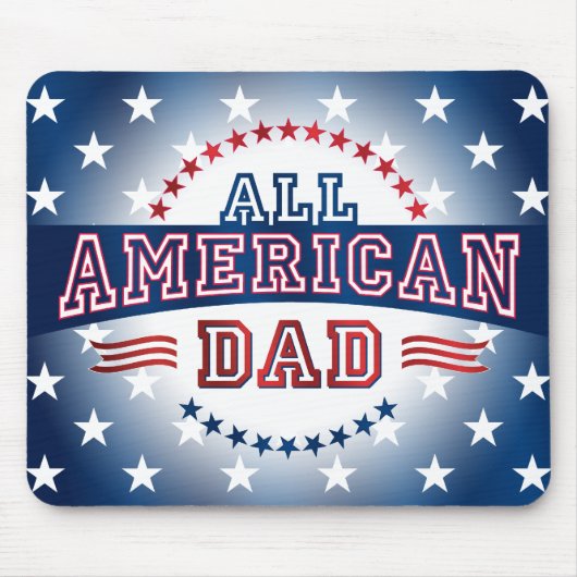 All-American Dad Mousepad Muismat (Voorkant)