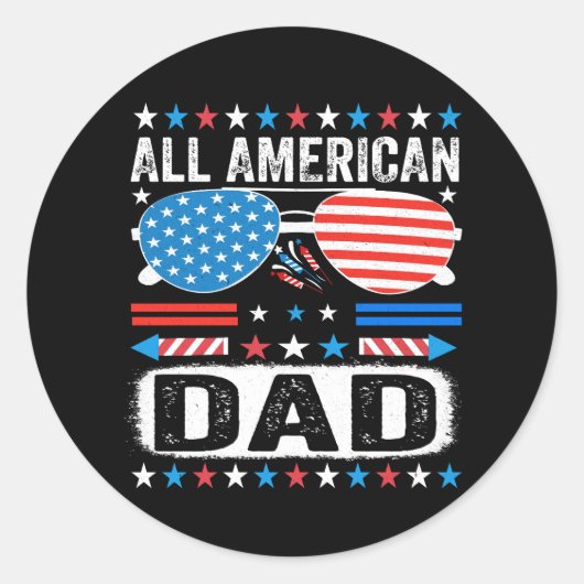 All American Dad Sticker (Voorkant)
