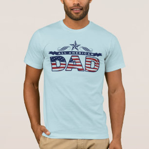All american dad USA patriotic mannen t-shirt