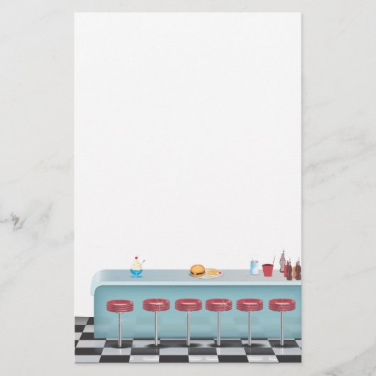  All American Diner Briefpapier (Voorkant)
