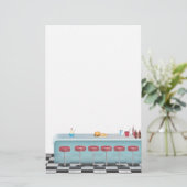  All American Diner Briefpapier (Staand voorkant)