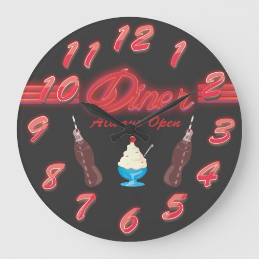  All American Diner Grote Klok (Voorkant)