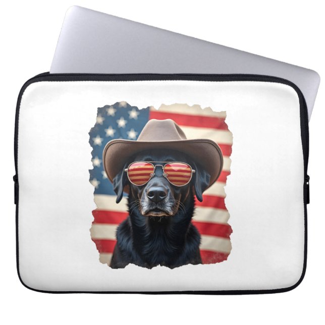 ALL AMERICAN DOG-lovers pit bull  (3) Laptop Sleeve (Voorkant)