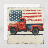 All-American Dream:  glorie Feestdagenkaart (Voorkant / Achterkant)