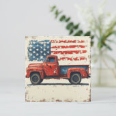 All-American Dream:  glorie Feestdagenkaart (Staand voorkant)