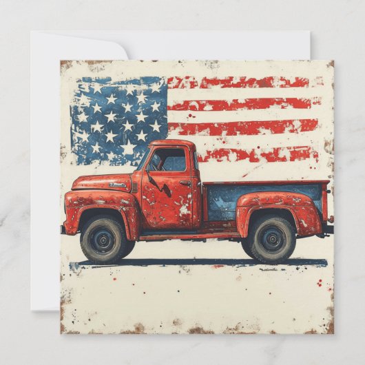 All-American Dream:  glorie Feestdagenkaart (Voorkant)