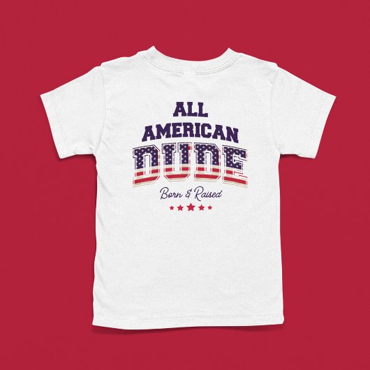 All American Dude Patriotic 4 juli T-shirt