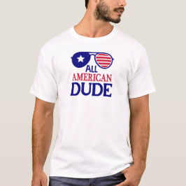 All American Dude Patriotic T-shirt