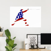 All-American Fencer/Fencing Poster (Thuiskantoor)