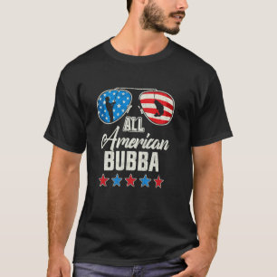 All American Fishing Bubba 4 juli Amerikaanse vlag T-shirt