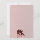 All American Football Invitation Kaart (Achterkant)