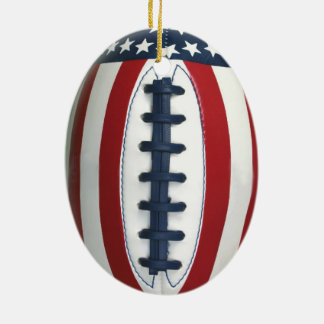 All-American Football kerstversiering Keramisch Ornament