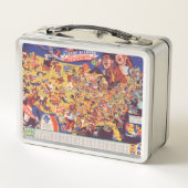 All-American Football Map (Achterkant)