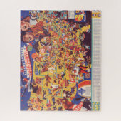 All-American  Football Map Legpuzzel (Verticaal)