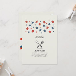 All-American Fourth of July BBQ Party Uitnodiging