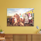 All American Futurity Paardenrennen Canvas Afdruk (Insitu (Woonkamer))