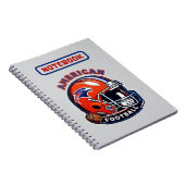 All-American Game Day Vibes -  Helmstijl Notitieboek (Rechterzijde)