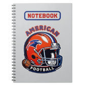 All-American Game Day Vibes -  Helmstijl Notitieboek (Voorkant)