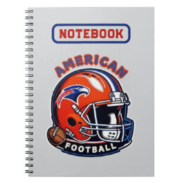 All-American Game Day Vibes - Helmstijl Notitieboek