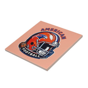 All-American Game Day Vibes -  Helmstijl Tegeltje