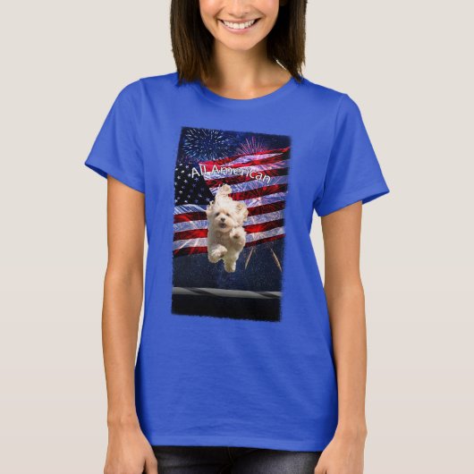 All American Ginny T-shirt (Voorkant)