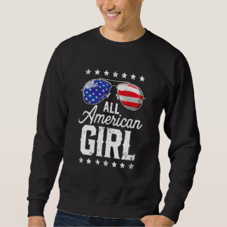 All American Girl 4th Of July Family Matching Sung Trui