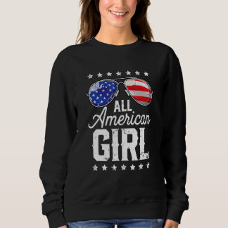 All American Girl 4th Of July Family Matching Sung Trui