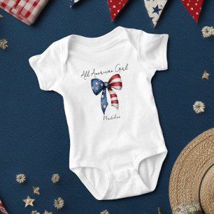 All American Girl Coquette Boogje Romper