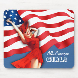 All-American Girl. Muismatten voor pop-upontwerpca