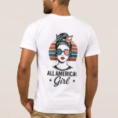 All American Girl Patriotic T-shirt (Achterkant)
