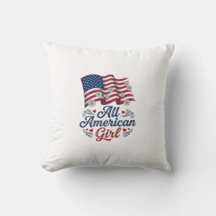 All American Girl Patriottische Madeliefjes Vlag S Kussen