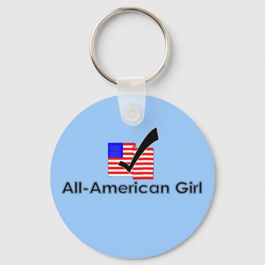 All-American Girl Sleutelhanger (Voorkant)