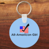 All-American Girl Sleutelhanger (Voorkant)