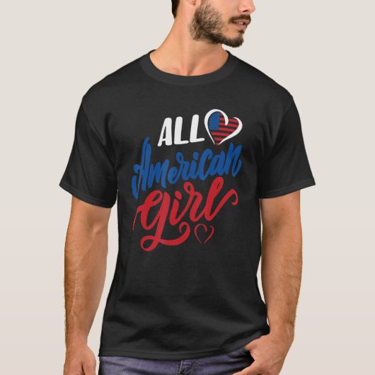 All American Girl T-shirt (Voorkant)