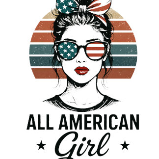 All American Girl USA Patriottisch T-shirt