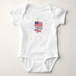 All American Girl Vuurwerk Baby Body Romper