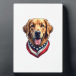 All American Golden Retriever Vintage Tee 4 Fotoplaat<br><div class="desc">All American Golden Retriever Vintage Tee 4</div>