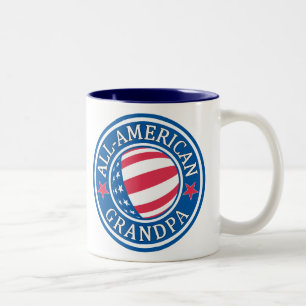 All-American Grandpa Tweekleurige Koffiemok
