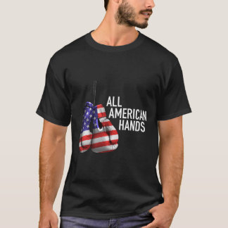 All American Hands Bokshandschoenen – Patriottisch T-shirt