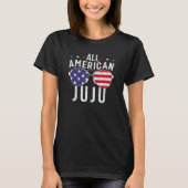 All American Juju USA Flag Sunglasses 4th Of July  T-shirt (Voorkant)