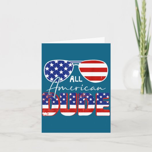 All American Kerel 4 juli ontwerp Kaart (Voorkant)