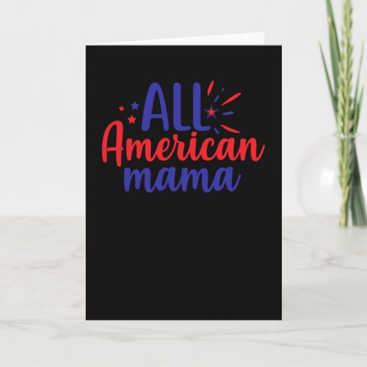 All American Mama Kaart (Voorkant)