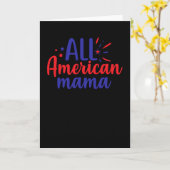 All American Mama Kaart (Gele Bloem)
